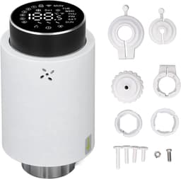 Slimme Thermostaat Kraan - Verwarming Ventiel - Energie Besparen - Stille Werking - 5.5mm Slag - Wit — thumbnail 4