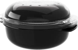 SnelShoppen - Magnetron en Grill Combinatie 700 W, Compacte Hoekvorm, 13 Liter, Stoomkookfunctie, Crisp Systeem, Snelle Ontdooifunctie voor Keuken en — thumbnail 5