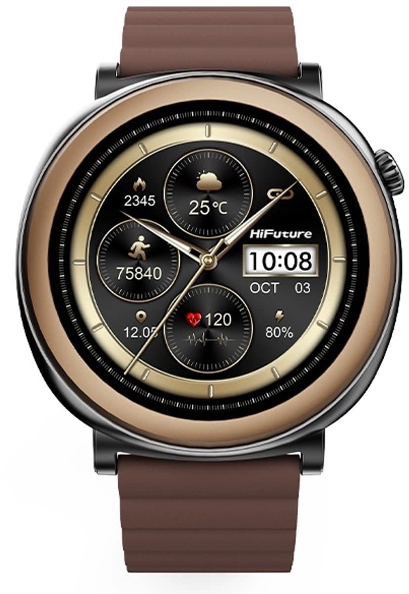 Hifuture Smartwatch Aurora Voor Gezondheids- En Fitnessactiviteiten Met Monitoring — afbeelding 1