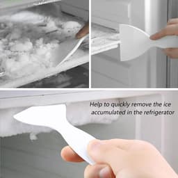 SnelShoppen - 9-delige Koelkast Reinigingsset - Flexibele Slangborstel, 100ml Spuit, Koelkast Afvoer Slang, Ontdooi Lepel, 5 Afvoerpluggen - Keuken Ac — thumbnail 5