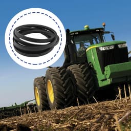 Solidchoice- Aandrijfriem Vervangingsonderdeel 1/2" x 89" - Compatibel met John Deere - Scotts - Sabre - Grasmaaier - Gazontractor - Grasmaaierriem — thumbnail 2