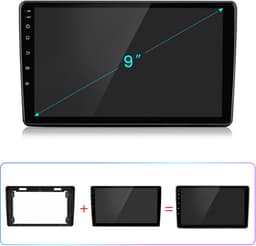 Junsun lINUX Draadloos Carplay & Andriod Auto Geschikt voor Peugeot Partner Citroën Berlingo 2 (B9) 2008-2019 - 9 Inch HD TouchScreen - Bluetooth - GPS navigatie- WiFi -FM - RDS- Airplay - Quad-core processor — thumbnail 2