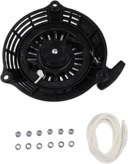Startonderdeel Grasmaaier - Trekstarter Kit - Grasmaaier Starten - Complete Reparatiekit - 21 cm - Zwart — thumbnail 1