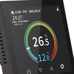 Slimme Thermostaat - Digitale Verwarming - Energie Besparen - WiFi Temperatuurregeling - 5-35°C Instelbaar - Wit — thumbnail 3