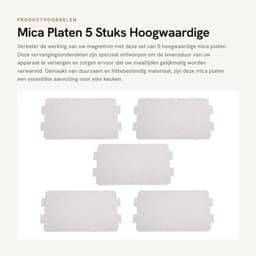 Dailygoods - Mica Platen - 5 Stuks - Hoogwaardige kwaliteit - Vervangingsonderdelen — thumbnail 3