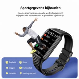 Blackview WATCH R10 - Smartwatch Heren en Dames | Geschikt voor iOS en Android | Notificaties | Gezondheidsanalyse | Sportanalyse | Bellen | Muziek/Audio Luisteren |Nederlandstalig | Zwart — thumbnail 4
