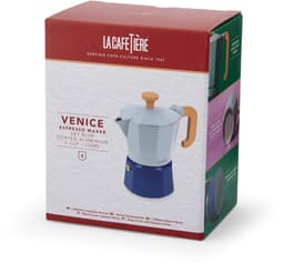 La Cafetière - Venice Percolator - Aluminium - Hemelsblauw - 3 Kops - 150ml — thumbnail 4