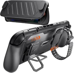 JSAUX ModCase voor Steam Deck LCD & OLED - Modulaire Beschermhoes Basic Set - Travel Cover & Kickstand - Zwart - PC0104 — thumbnail 2