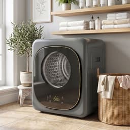 Sogiol® Compacte Wasdroger - 800W - 5 Standen - Touchscreen - Grijs 4 kg — thumbnail 4