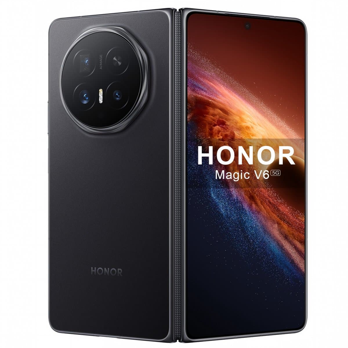 HONOR Magic V6 5G Smartphone – 16GB+512GB – Vouwbaar scherm – 7.95" - Zwart — afbeelding 1