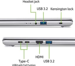 Acer Aspire Go 15 AG15-72P-58FA - QWERTY — thumbnail 5