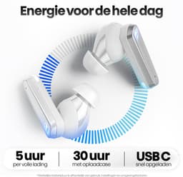 Phreeze TWS Pro 2 ANC - In Ear Oordopjes - Draadloos - Draadloze Bluetooth Oordopjes - Noise Cancelling Oortjes - Noise Cancelling Oortjes - Wit — thumbnail 3