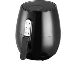 Airfryer XXL - Hete Lucht Friteuse - Gezond Bakken - Olievrij Frituren - 5.2 liter - Zwart