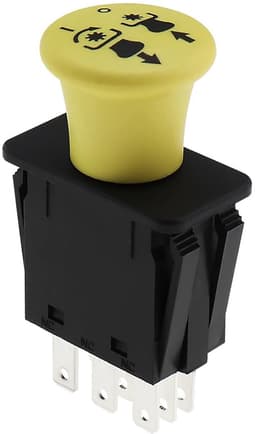 SnelShoppen - PTO Schakelaar Voor John Deere L120 L130 D140 D150 D155 & Scotts L2048 L2548 Grasmaaiers - 1 Stuk - Hoogwaardige Vervangingsonderdeel - — thumbnail 1