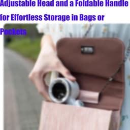 Draagbare ventilator, mini oplaadbare ventilator, kleine stille turboventilator met instelbare snelheid, koelventilator voor kamperen, sporten en reizen (C) — thumbnail 2