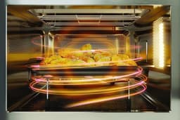 Combi Magnetron - Oven Magnetron - Snel Eten Bereiden - Extra Ruimte Zonder Draaiplateau - 25 Liter - Zwart — thumbnail 4