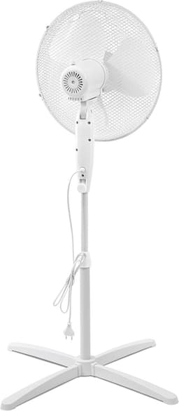 Staande ventilator - Vloerkoeler - Zomerse verkoeling - Verstelbare hoogte - 40 cm - Wit — thumbnail 5