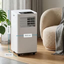 Mobiele Airco - Airconditioner Koeler - Ruimte Koelen - 3-in-1 Functie - 9000 BTU - Wit — thumbnail 5