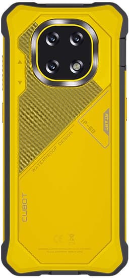 Robuuste Smartphone - CUBOT Kingkong ES 5 - 6,88" 120Hz - 12GB RAM - 128GB ROM - 7000 mAh 33W - Android 16 - 4G Dual SIM - IP68/IP69K - NFC - GPS - 2026 nieuw - Geel — thumbnail 3