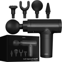 Massage Gun - Spierontspanner Percussie - Herstel Bevorderen - Diepe Weefsel Stimulatie - 0.61 kg - Zwart — thumbnail 1
