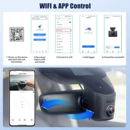 SnelShoppen - 4K Dashcam Auto met WiFi-APP, G-Sensor, Nachtzicht, Plug & Play voor Audi A1 A3 A4 A5 A6 A7 A8 e-tron Sportback GT Q2 Q3 Q5 Q7 Q8 TT R8 — thumbnail 2