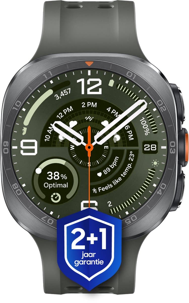 Samsung Galaxy Watch Ultra2 - smartwatch - 47 mm - Zilver + 1 jaar extra garantie — afbeelding 1