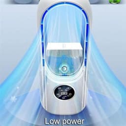 Luchtkoeler- led-display- airconditioning- luchtbevochtiger- elektrische ventilator met 6 snelheden- stille timer- bevochtigingsventilator — thumbnail 4