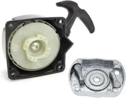 SnelShoppen - Recoil Pull Start voor Grasmaaier, Bosmaaier, Snoeischaar - Hoogwaardige PA6 Nylon & Aluminium - Zwart - 80mm Breed, 35mm Diep — thumbnail 1