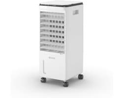 Luchtkoeler 7L met Luchtreiniging – Oscillerende Aircooler met Touchscreen en Wielen – Wit