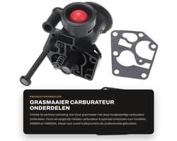 Carburateur Vervangend - Grasmaaier - Hoogwaardige Aftermarket - Duurzaam - 11x8.3x7cm - Inclusief Hardware - Vergaser