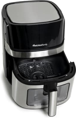 Heteluchtfriteuse - Airfryer Frituurpan - Gezond Koken - Met Wifi Bediening - 65 Liter - Zwart — thumbnail 4