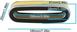 Dailygoods - 2 Stuks Grasmaaier Luchtfilter Compatibel met Honda HR194 HR214 HRA214 HR1950 HR2150 HRA2150 — thumbnail 2