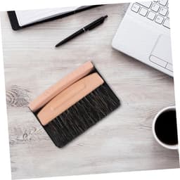Bureaubezem Stoffer Set - Mini Veegset - Bureau Schoonmaken - Afneembaar Ontwerp - 15 cm - Zwart — thumbnail 3