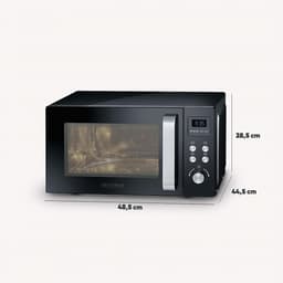 Mini Oven Magnetron - Compacte Oven Grill Magnetron - Snel Eten Bereiden - Met Grill en Hete Lucht — thumbnail 3