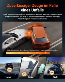 SolidKeus - Dashcam met Drievoudige Opname en Spraakbediening — thumbnail 4