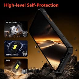 OUKITEL WP53 PRO - 6,52 inch - Android 15, 24GB RAM, 11000mAh 18W snel oplaadbaar, IP68 stof- en waterdichte buitentelefoon — thumbnail 5