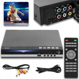 Multi-formaat DVD-Speler Met HDMI En USB - Karaoke Hervatten Van Afspelen Kopiëren Naar USB Afstandsbediening Compact - Voor Thuis En Studentenkamer — thumbnail 2
