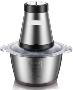 Elektrische Vleesmolen - 500W - Foodprocessor - Hakmolen - 2L RVS Keukenmachine - 2 Snelheden - voor Vlees - Noten en Groenten - Eenvoudig Schoon te Maken - Standaard — thumbnail 1