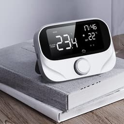 Slimme Thermostaatsensor - Verwarming Monitor - Klimaatbeheersing Thuis - App en Spraakbesturing - 300m Bereik - Wit — thumbnail 4