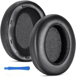 SBG Oorkussens Geschikt voor Sony WH-XB910N - Vervangende Koptelefoon Hoofdkussens - Hoofdtelefoon Vervanging - Zwart — thumbnail 1