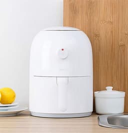 Airfryer - Oven Frituur - Gezond Koken - Olievrij Frituren - 2.0 Liter - Zilver — thumbnail 2