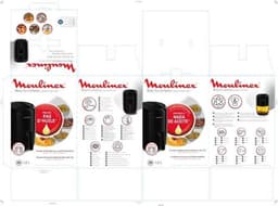 Moulinex Easy Fry Compact EZ3018 - Airfryer - 1.5L - 1030W - Zwart — thumbnail 14