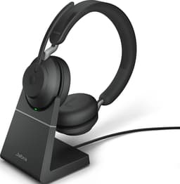 Jabra Evolve2 65 UC Stereo Headset USB-C - UC-gecertificeerd (Zoom, Google Hangout, Avaya, Mitel ...) - Incl. Laadstandaard - Zwart — thumbnail 9