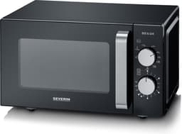 Severin MW 7762 2 Magnetron met Grill – Innovatieve vlakke glazen bodem - Koken op Twee Niveaus - 33% meer inhoud - 20 Liter - Zwart — thumbnail 3