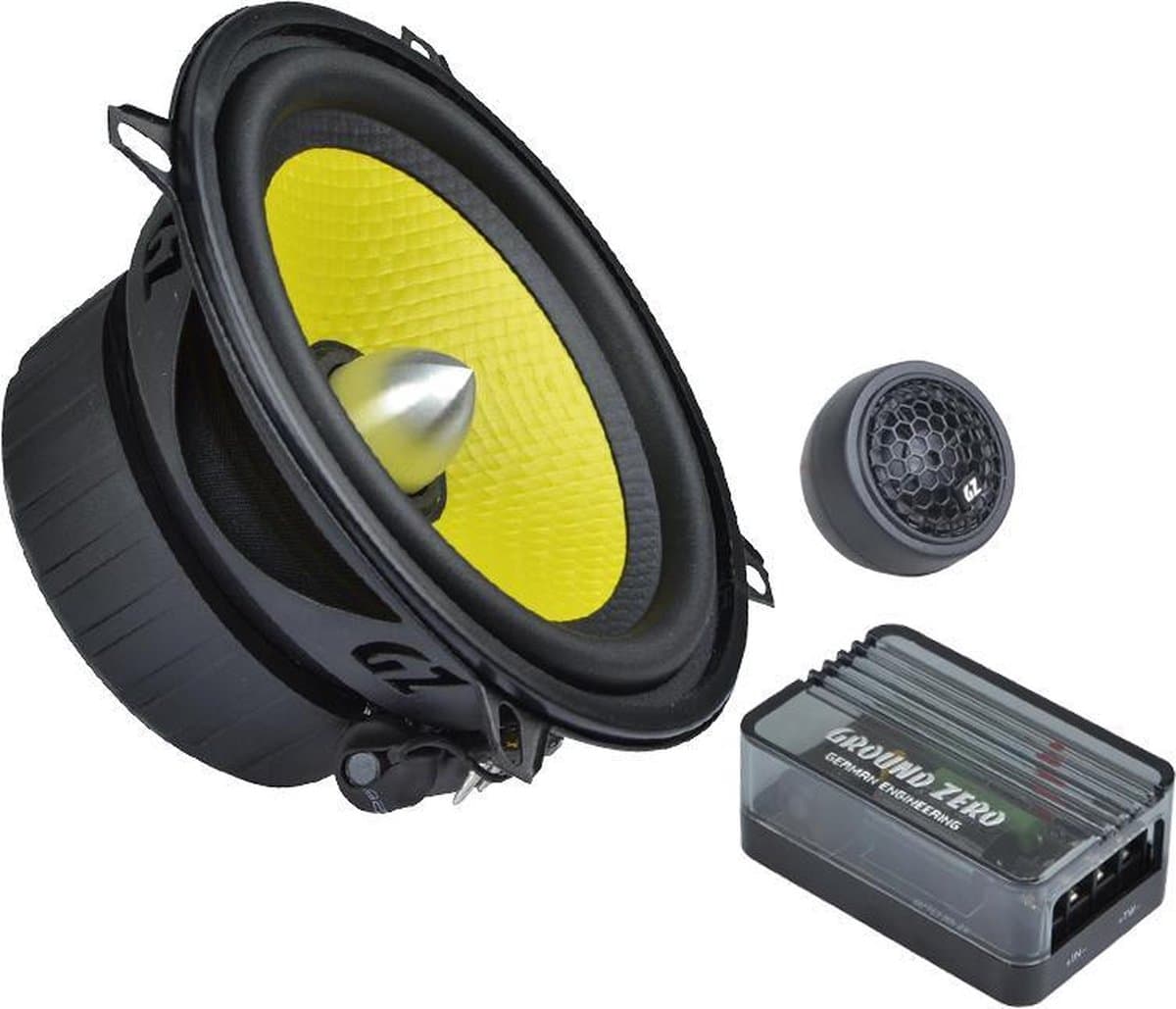 Ground Zero GZTC 130.2X - Autospeakers - 13 cm - 2-weg Compo Speaker Set - 100W — afbeelding 1