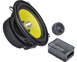 Ground Zero GZTC 130.2X - Autospeakers - 13 cm - 2-weg Compo Speaker Set - 130W