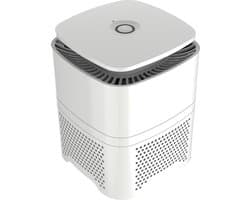 Platinet Compacte Luchtreiniger – Bureau Air Purifier met HEPA filter, Actieve Kool & Ionisator – 360° Circulatie – Voor Thuis & Kantoor