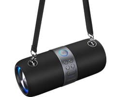 LEDWOOD LD-XT180-BT-BLK - XTREME180 Portable Bluetooth speaker met radio en verlichting, zwart, 140W