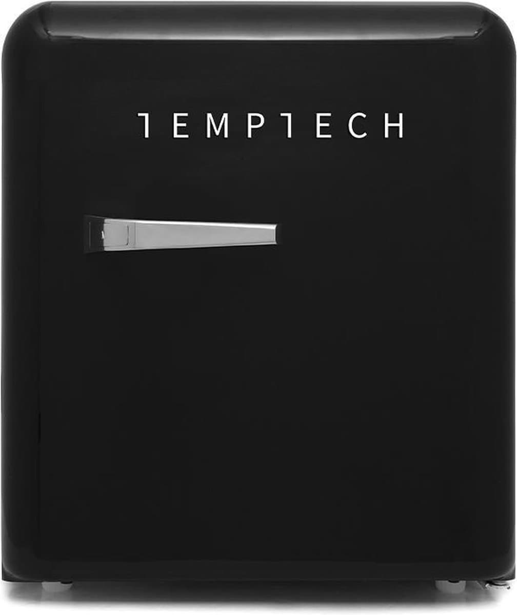 Temptech VINT450Black - retro mini koelkast - 45 liter — afbeelding 1