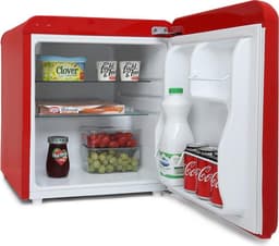 Temptech VINT450Red - mini retro koelkast - 45 liter - rood — thumbnail 3